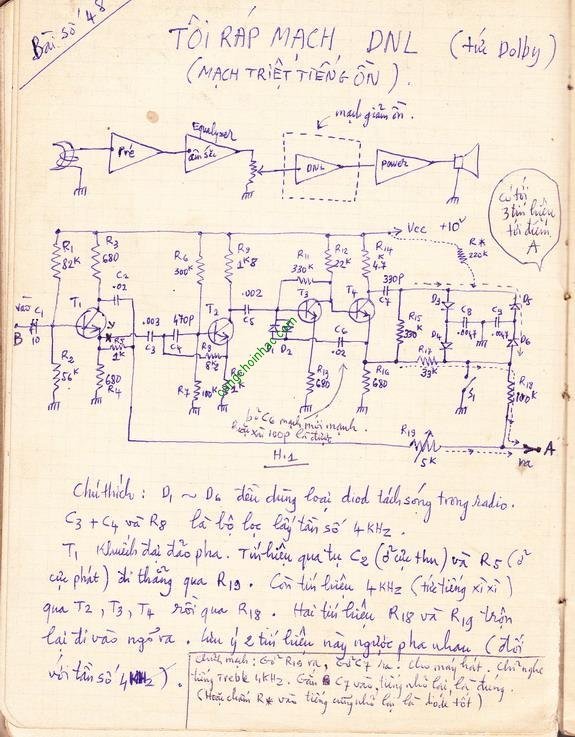 Tôi ráp mạch DNL (Dolby)